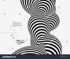 Black And White Background Vector Black And White Design Pattern With Optical Illusion Abstract 3d Geometrical Background Vector Black And White Design Optical Illusions Vector Illustration