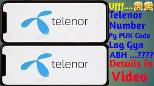 · now, enter your number whose puk . How To Unlock Telenor Sim Puk Code Youtube