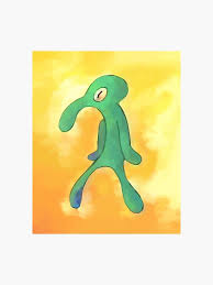 High Res Bold And Brash Repaint Photographic Print By Marissamuro Redbubble Spongebob Painting Funny Paintings Squidward Painting
