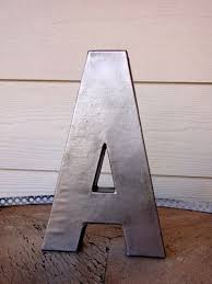 Alphabet Letter Letter J Silver Home Decor Etsy