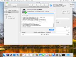 Convert To Apfs With Disk Utility Mac Os Converter Extended Partition