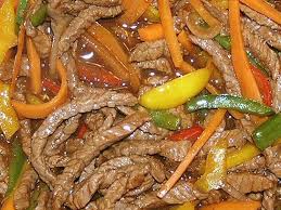 Recette De Boeuf Aux Carottes Et Poivrons Recette Recette Boeuf Carotte Recette Boeuf Recette Asiatique Facile