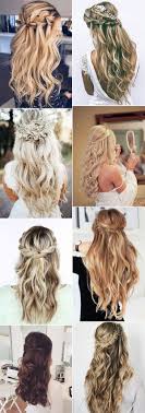 Wedding hairstyles with flower accessories. Top 20 Half Up Half Down Wedding Hairstyles Page 2 Of 2 Oh The Wedding Day Is Coming