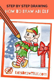 How To Draw An Elf In A Simple Cartoon Style Step By Step Drawing Tutorial Let S Draw That Step By Step Drawing Elf Drawings Simple Cartoon