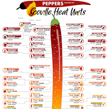 Außerdem eignen sie sich zum kochen, sowie zum trocknen und pulver herstellen. Peppers Ranked By Scoville Heat Units Titlemax