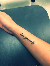 Love Yourself Tattoo Love Yourself Tattoo Tattoos Cute Tattoos