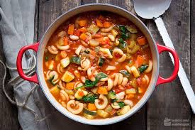 Minestrone Italienische Gemusesuppe Eintopf Madame Cuisine Rezept Italienische Gemusesuppe Minestrone Italienische Suppe
