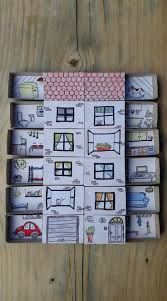 House Made Of Matchboxes Make Rooms For Them And Outside Children Kindergarten Children House Kindergarten Matchbox Crafts Fun Diy Crafts Art For Kids