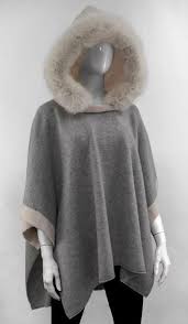 Looking for knit fox hood? Mitchie S Matching L21 Knit Poncho W Fox Hood