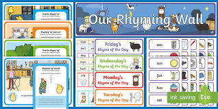 Practically in no time you will be provided with a list of rhyming words according to your request. Rhyming Words Resource Pack Teacher Made