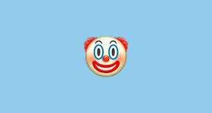A Classic Circus Or Birthday Clown Features White Face Makeup A Red Nose Exaggerated Eyes And Smile And Two Tufts Clown Faces Clown Simple Iphone Wallpaper