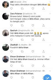 See more of the idris khan on facebook. Video Wow Lelaki Mirip Idris Khan Tular Di Media Sosial Video Individu Tunjuk Media Hiburan
