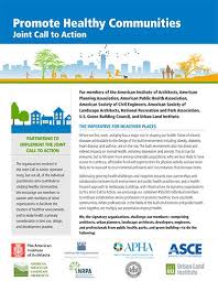 Apa Calls Upon Members To Embrace Collaboration With Peer Professions To Promote Healthier More Equitable Communit Environmental Health Call To Action Healthy