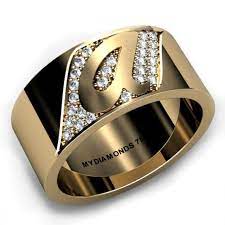 Mens Gold Diamond Wedding Bands Bqtob Beautiful Diamond Rings Rings For Men Men Diamond Ring