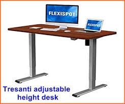 Adjustable stand up desk add ons will provide the best height placement for. Tresanti Adjustable Height Desk 2021 New 47 Better Homes And Gardens