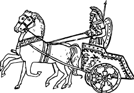 Free And Printable Coloring Page Roman Chariot Chariot Racing Coloring Pages