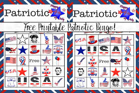 After creating your customer bingo cards you can also purchase hard paper or board stock at your local store to print these cards which will make your bingo cards a bit higher quality! Free Printable 4th Of July Patriotic Bingo