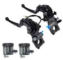 Feiteplus 7/8" Motorcycle Universal RCS19 CNC Hydraulic Brake Clutch Master  Cylinder Reservoir Lever Upper Pump Cable Adjustable Handbrake