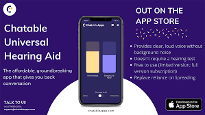 Hearing aid apps for android. Chatable The Useful Hearing App For Iphone And Android