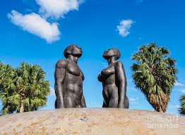Recently emancipated from enslavement, this was her first money earned as a free black woman. Redemption Song Sculpture By Laura Facey Emancipation Park Kingston Jamaica Photograph By Karol Kozlowski