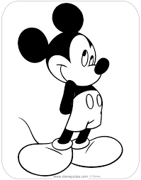 mickey mouse coloring page mickeymouse pages drawings  coloriage ichigo kurosaki bleach