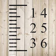 growth chart stencil template reusable stencil for growth chart rulers better than decals