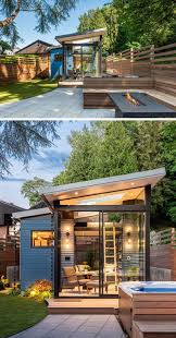 Brett U Pergament Haben Einen Hinterhof Leseretreat In Seattle Entworfen Hinterhof Buro Container Home Designs Hinterhof Studio
