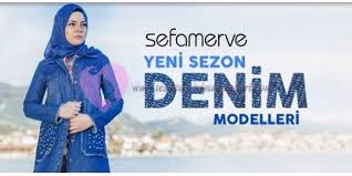 Sefamerve Tesettur Kot Elbise Modelleri 2018 Yili Katalogu Moda Tesettur Hijab Sefamerve 2018 Kot Elbiseler Elbise Modelleri Kotlar