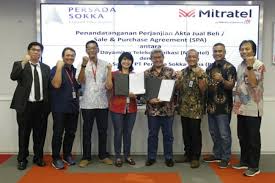 Pt mitratel pada akhir tahun 2007 mulai memasuki bisnis penyediaan infrastruktur telekomunikasi alamat kantor pusat : Telkom Akuisisi 95 Perusahaan Tower Pt Persada Sokka Tama Info Telkom