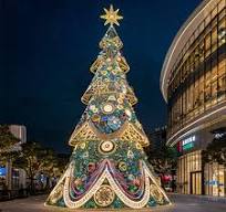 Custom Made Outdoor 2D Rope Motif LED Santa and Deer Xmas Light for  Christmas Lights Festival Display