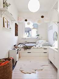 Beside them is a cubby repurposed into a doggie bed. 14 Super Smart Space Saving Bedroom Ideas That You Must See