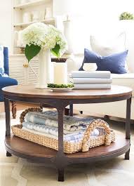 A coffee table can be created out of an antique library table. 56 Stylish And Practical Coffee Table Decor Ideas Digsdigs