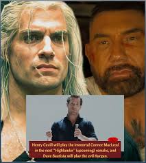 Henry Cavill as Connor MacLeod 🎥⭐️🔥