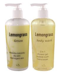 Amazon Com Lemongrass Shower Gel 8 Oz Lemongrass Lotion 8 Oz Beauty Damaged Hair Conditioner Shampoo And Conditioner Natural Shampoo And Conditioner