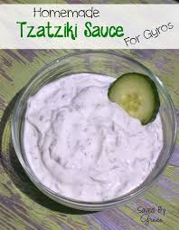 homemade tzatziki sauce for gyros