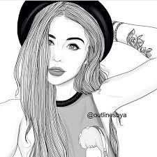 Page contenant 24 coloriages de filles pour imprimer. Yeniden Yapistirmak Truva Ati Geri Donusum Dessin Fille Swag Adidas Nightbarpacifico Com