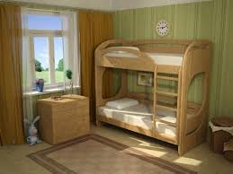 سرير بطابقين للأطفال من المجموعة 52 صورة نموذج خشبي بطابقين مصنوع من خشب الصنوبر للأطفال