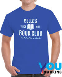 Belle S Book Club Since 1991 T Shirt Graphic T Shirts Mens T Shirt Mens Shirts Book Tee