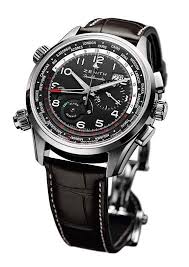 Close Up Zenith Pilot Doublematic Luxury Watches For Men Watches For Men Zenith Watches
