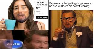 Leonardo dicaprio laughing and drinking in django unchained has become the latest meme format, and it has produced some hilarious results! Dank Leo Laughing Memes Are Still Taking The Internet By Storm Mimicnews