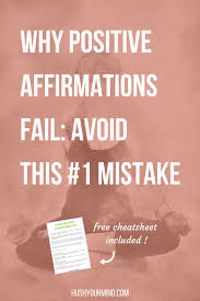 Aug 10, 2020 · how to write your own positive affirmations for writing the most powerful affirmations are the ones that speak to you on a personal level, whether they are written by you or by someone else. Why Positive Affirmations Fail Avoid This 1 Mistake Hush Your Mind