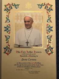 Všetky súvisiace články s osobnosťou pápež františek i. Apostolske Pozehnani Umelkyni Soni Cervene Poslal K Narozeninam Papez Frantisek Farnost Nove Veseli