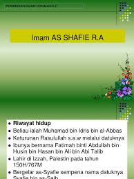Nasehat imam syafii tentang cinta. Pel 24 Imam As Syafie
