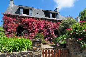 Flower Covered House In Ile De Brehat France Ile De Brehat Maison Fleurs
