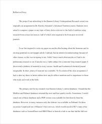 Free 19 Reflective Essay Examples Samples In Pdf Examples