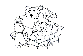 Show your kids a fun way to learn the abcs with alphabet printables they can color. Free Printable Coloring Pages Of Goldilocks And The Three Bears Coloring Home