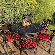 Maybe you would like to learn more about one of these? Alice 6 Seater Aluminium Patio Table Antique Bronze Lazy Susan