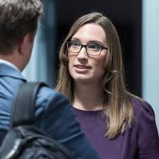 Delaware state Senator Sarah McBride is one of a growing number of  transgender legislators. My story about her is now online. Link in bio.