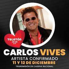 Carlos vives is currently touring across 2 countries and has 12 upcoming concerts. Carlos Vives On Twitter Hoy En Teleton2030 Teleton2030 Nolosdejesfueradelequipo