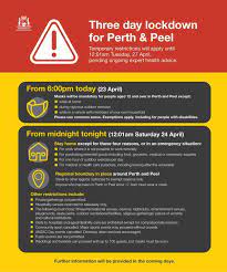 The remaining restrictions are based on the latest public health advice and involve capacity limits and mask wearing in certain settings. State Government Announces New Restrictions Lockdown Following Covid Cases At Mercure Uwa The West Australian